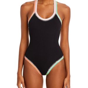 One piece  PILYQ Ribbed Crochet Platinum Swimwear
